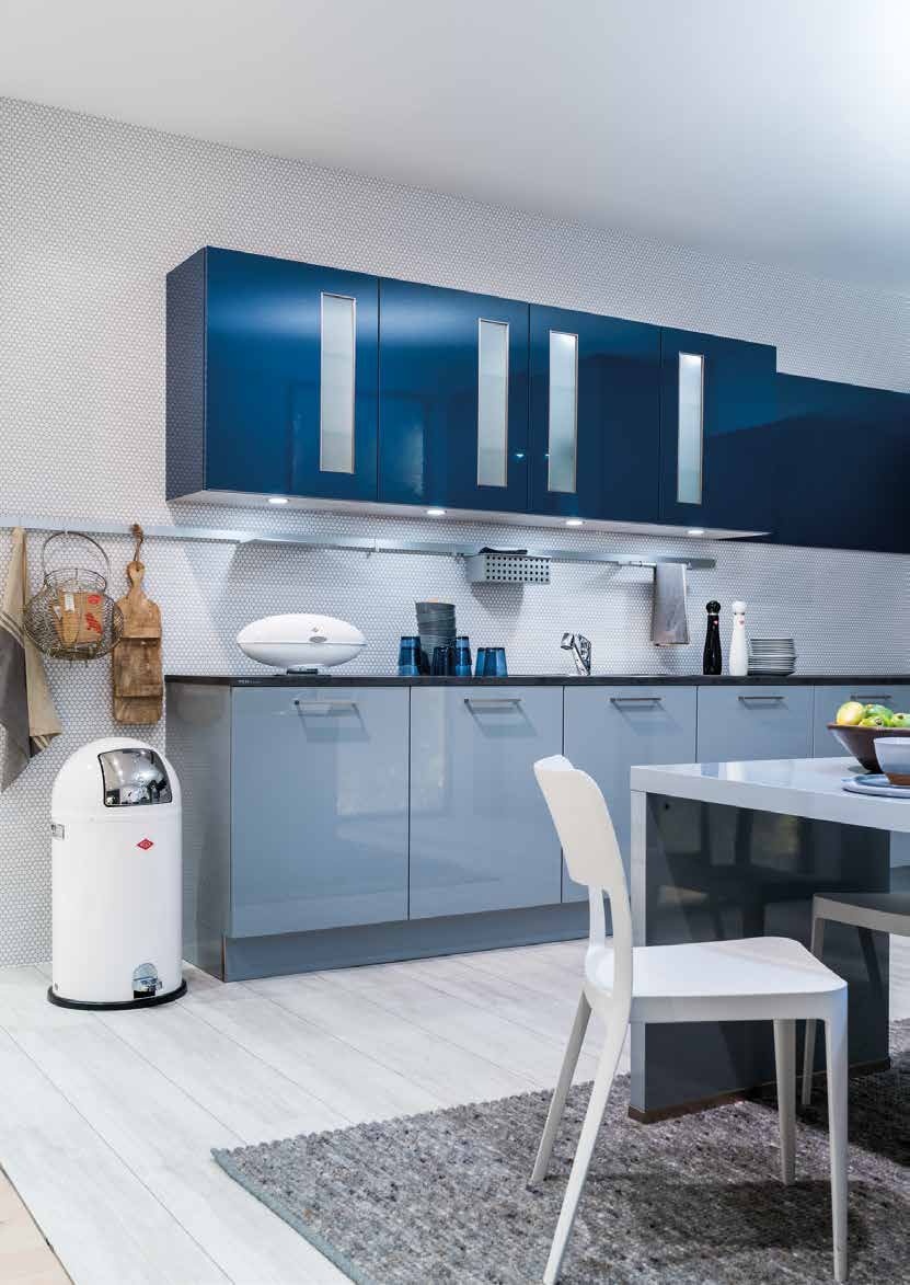 WESCO Kickboy Mülleimer 40L - Graphit Mit Fußpedal